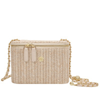 Sac à cosmétiques Summer Beach Tote Straw, petit sac à maquillage cosmétique New Arrivals, sac à cosmétiques en paille pour dames de voyage avec logo personnalisé