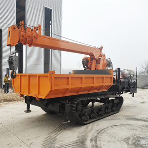 Factory Price Hydraulic Crawler Dumper with <b>Crane</b> Truck Mounted 3 Ton 5 8 10 Lift Gearbox Gear Core Components - Product Image 5