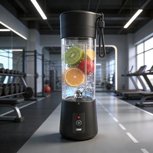 USB/Battery Powered 5-in-1 Heavy Duty BPA Free 400ml Baby Food Processor Juicer <b>Blender</b> 1 Speed Turbo Mode Low Noise Car Outdoor - Product Image 3