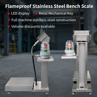 Balance électronique en acier inoxydable avec pesée, balances durables, banc de pesage 40*50 150 kg, alarme LED, balance électronique à plateforme ODM