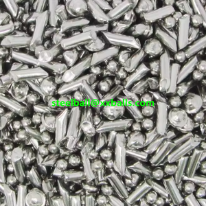 Perhiasan emas & perak besi tahan karat Media pemoles putar magnetik Media Tumbler 5mm * 7mm Media penyelesaian getaran - Product Image 2