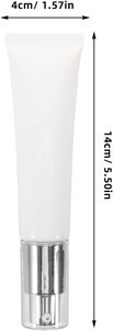 Tube cosmétique multifonction en plastique souple de 15 ml, 30 ml, 50 ml, vide, avec pompe sans air, pour maquillage, crème solaire, crème BB - Product Image 2