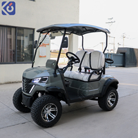 Voiture de golf de luxe CAMP, voiturette de golf à essence, 2 places, mini club car avec batterie au lithium