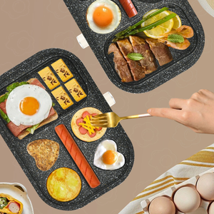 Sandwichera Eléctrica Portátil Multifuncional Antiadherente para el Hogar y la Cocina, Tendencia 2026, Cuadrada, Tres en Uno, para el Desayuno - Product Image 3