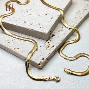 제조업체 18k 순금 주얼리 헤링본 체인 목걸이 스네이크 체인 사우디 골드 주얼리 전당포 가능 18K 진짜 금 주얼리 18k - Product Image 3