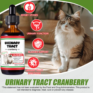 MNK 60ml Trattamento per Infezioni del Tratto Urinario degli Animali Domestici, Supporto per Vescica e Sistema Immunitario, Gocce Liquide al Mirtillo Rosso e Semi di Zucca per Gatti e Cani - Product Image 6