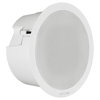 Haut-parleur de plafond de réseau industriel TP-LINK TL-SPK201C-PoE/DC 20W avec gestion NVR et prise en charge des appels à distance Composants industriels