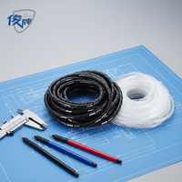 Funda Protectora de Cables Eléctricos en Espiral de PE de 10 mm con Diámetro Interior de 4 mm