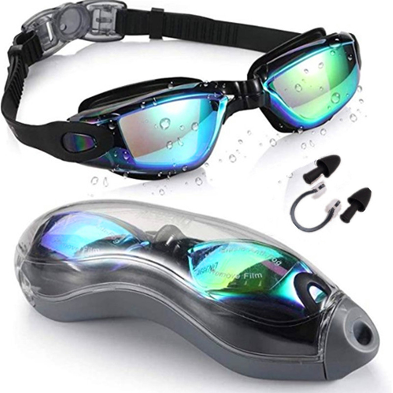 Professionnel adulte enfants vitesse piscine Anti-buée arène lunettes Protection compétition course lunettes de natation pour les enfants