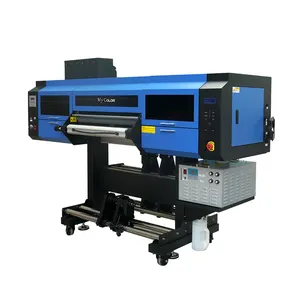 2024 Advanced 4 Head UV DTF Printer T-shirt Printing Machine Print Size 60CM