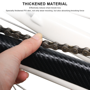 RIDERACE Autocollants de <span class=keywords><strong>protection</strong></span> de chaîne de vélo Amovible MTB Road Bike Chain Protector Frame Chain Pad Down Tube Anti-Scratch - Product Image 4