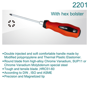 Bán Buôn Sửa Chữa DIY Nhựa Xử Lý Rãnh Phillips Mô-men Xoắn Lớn <span class=keywords><strong>Screwdriver</strong></span> #2201 - Product Image 6