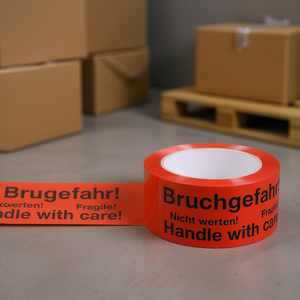 Cinta Adhesiva Packband de 66m x 50mm, Frágil, Manipular con Cuidado - Product Image 3