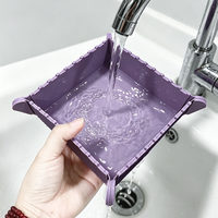 Tapis de table multifonction pliable personnalisé en silicone magnétique résistant à la chaleur, tapis épais pour casseroles