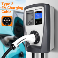 Prise de charge femelle ETEC EKEP1-T2-16 Type 2 monophasée 16A 3,7KW 230V avec câble de 5 mètres pour véhicule électrique