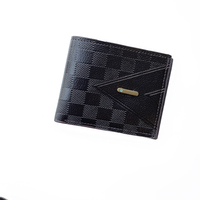 Grosir dompet lipat ganda murah kulit pu pria desa Turki