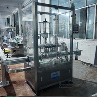 Machine de remplissage à pompe à engrenages à 2 têtes et laveuse de bouteilles à air à 6 têtes pour remplissage d'eau de 5 gallons