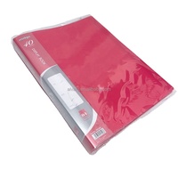 Protège-documents en plastique transparent format A4, imperméables, 40 pochettes, pour bureau, école, affichage de documents et papiers