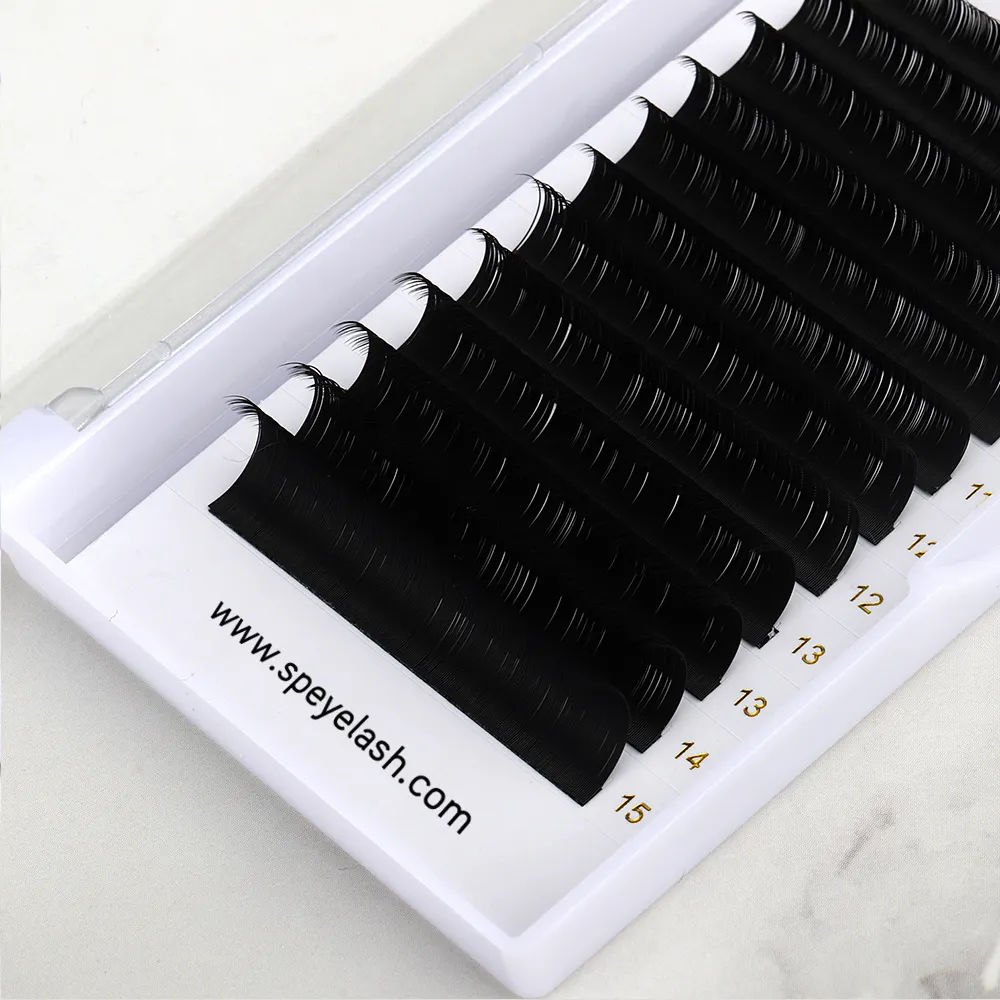 Wholesale Volume Lashes Individual Faux Mink Eyelash Extension Professional Silk Lash Extensions Manufacturer