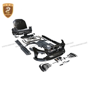 Kit carrosserie large MSY en fibre de carbone semi-sèche pour <span class=keywords><strong>Audi</strong></span> Q8 RSQ8 : pare-chocs avant, jupes latérales, pare-chocs arrière, sorties d'échappement, aileron de toit - Product Image 4