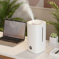 Lampe humidificateur diffuseur d'arômes intelligent anti-gravité Lame Smart Rain Cloud, humidificateur ultrasonique portable GO-2816