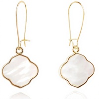 Boucles d'oreilles pendantes en argent sterling 925 motif fleur épanouie pour filles, vente en gros, boutique de Noël