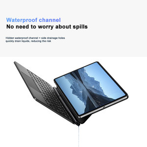 Teclado Magnético <span class=keywords><strong>Smart</strong></span> <span class=keywords><strong>Folio</strong></span> con Trackpad Multitáctil, Soporte Flotante Inalámbrico BT para iPad Air 13 Pro 12.9 Pulgadas - Product Image 3