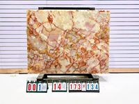 Dalle d'onyx rouge translucide de luxe, marbre de jade pour mur de fond de villa et comptoir