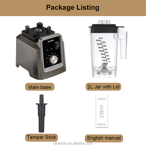 Chuyên nghiệp Máy xay sinh tố cho kitchen2200w chuyên nghiệp Countertop Máy xay sinh tố với 68oz <span class=keywords><strong>Tritan</strong></span> Pitcher Smoothie hộ gia đình Máy xay sinh tố Maker - Product Image 2