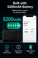 Traceur GPS sans fil pour véhicule Trevaron 5200mAh, localisateur magnétique de voiture, abonnement à l'application requis pour la sécurité des actifs de flotte