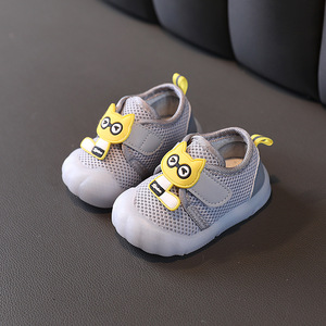 새로운 디자인 고양이 스타일 부드러운 단독 운동화 소녀 소년 메쉬 사전 워커 아기 신발 아기 0-3 메쉬 유아 신발 - Product Image 4