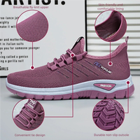 Chaussures décontractées pour femmes, nouvelle arrivée, personnalisables en OEM, vente en gros, respirantes, luxueuses, polyvalentes, semelles souples, légères, baskets