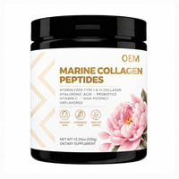 Poudre de peptides de collagène hydrolysé multi-sources (bovin, marin, poisson) Vital Proteins 350g en gros pour la blanchiment de la peau - Complément alimentaire OEM