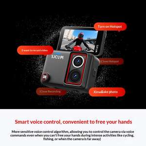 Sj30 Sports Action Camera Dual Camera 8k Ultra Night Shooting 251 Inch Screen Dash <strong>Cam</strong> For Outdoor - Product Image 2