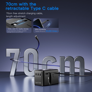<strong>Multi</strong> Travel Plug Charging Cable Type c <strong>Multi</strong> Hard Multifunctional Adapter Worldwide Charging Power Adaptor Travel <strong>Charger</strong> - Product Image 2