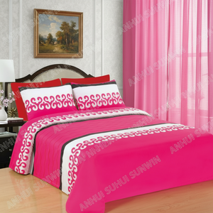 Juego de Ropa de Cama de Lujo al por Mayor, 8 Piezas, de Microfibra Suave al Tacto, Cortinas Transparentes, Juego de Cama Personalizado para Dormitorio, Serie 2800 - Product Image 6