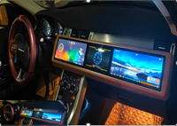 Autoradio Android à triple écran 2K de 12,3 pouces pour Range Rover Evoque 12-15 Système Bose avec CarPlay sans fil Bluetooth