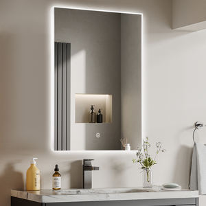 מסגרת אקריליק מלבנית קיר מראה חכם רכוב אמבטיה יהירות עם מראה - Product Image 2