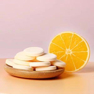 Comprimés effervescents de vitamine C à marque privée OEM, multivitamines - Complément alimentaire, immunité, vitamine C biologique à l'<span class=keywords><strong>orange</strong></span> - Product Image 5