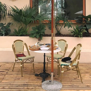 كرسي راتان أثاث مطعم قهوة ألومنيوم بيترو للفناء ألومنيوم عالي الجودة لجميع الأجواء بسعر المصنع - Product Image 3