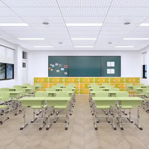 YJ Wholesale Learning School Classroom Furniture Single Student Desks For Schools