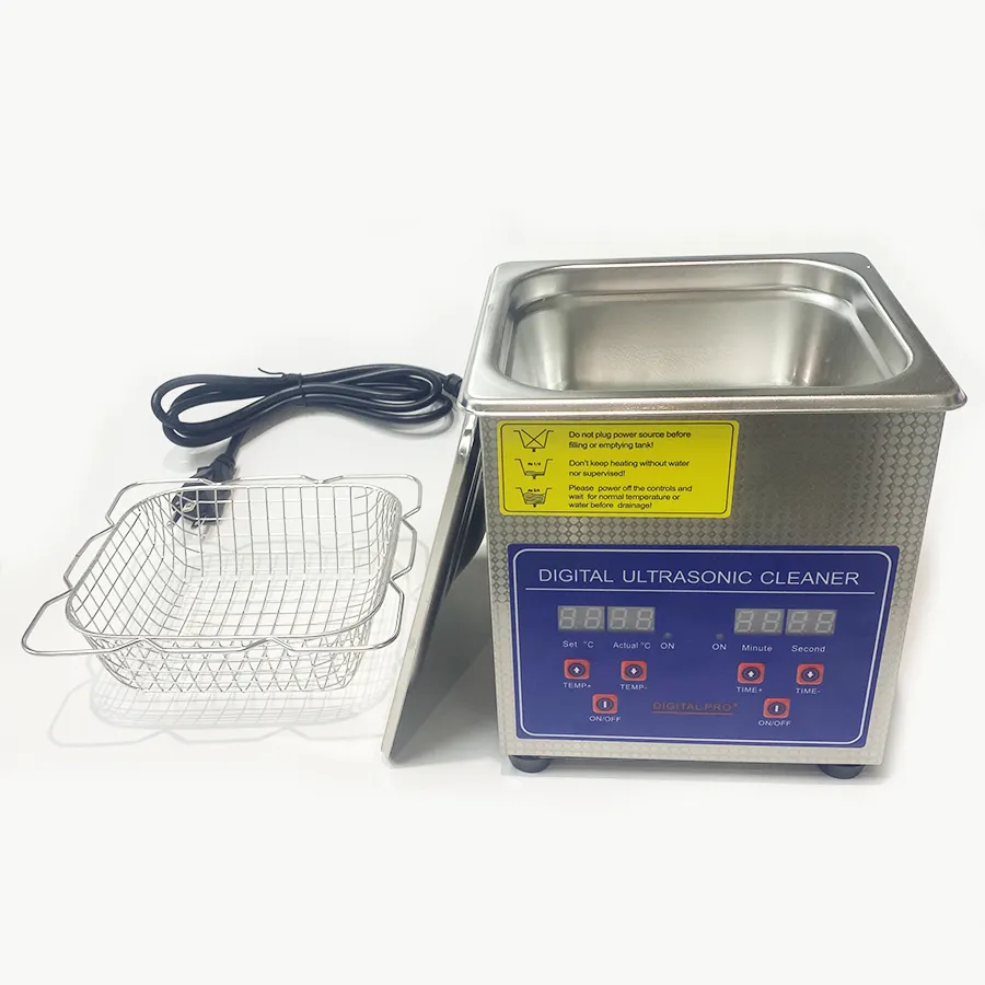 Jewelry and Dental 1.3L Digital Timer Adjustable Ultrasonic Cleaner For Cleaning Jewelry Glasses