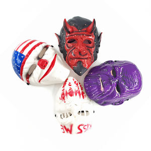 หน้ากากนีออน LED สำหรับผู้ชายชุดฮาโลวีนสยองขวัญน่ากลัวกระพริบฟักทองผีตัวตลกเต้นรำหน้ากากพลาสติกปลอมตัว - Product Image 6