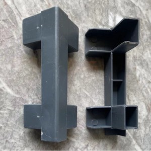 Huayi Parts 107Cm Drawer <b>Corner</b> Bracket Gray Plastic Connector For Furniture <b>Shelf</b> Support - Product Image 3