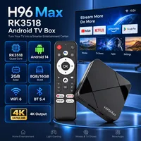 Nouvelle arrivée, boîte TV H96 Max, Android 14, RK3518 Quad Core, BT5.4, WiFi6, lecteur multimédia, UHD 4K, décodeur, smart 4K