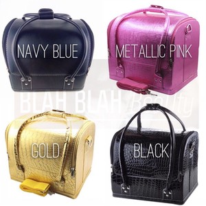 Professional Large Faux Leather Beauty Cosmetic Makeup <strong>Vanity</strong> Case Nail Art <strong>Box</strong> XY-1014 - Product Image 4