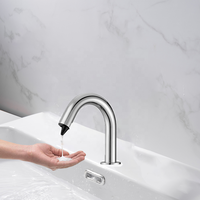 Robinet chauffe-eau électronique instantané Vancalon, sans contact, en laiton, pour lavabo froid, à poser sur comptoir, design moderne