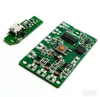 Mini carte de commande multifonctionnelle avec chargement USB, vibration, chauffage, gonflage et fonction vocale pour l'électronique grand public