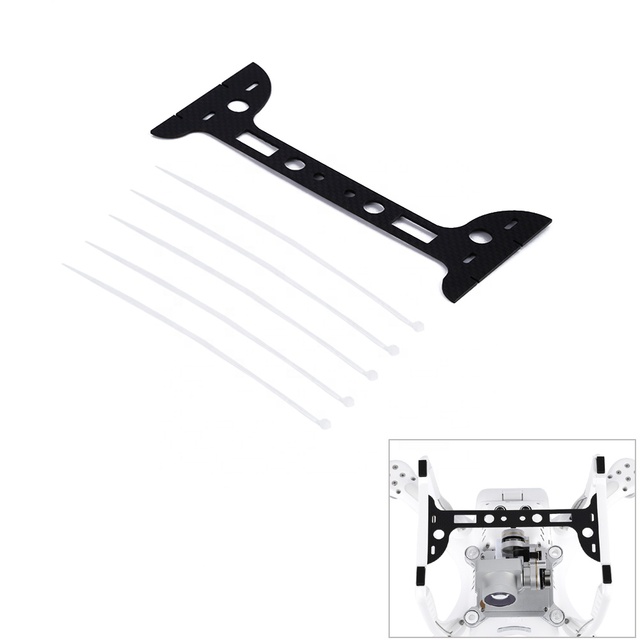 1pcs UAV Full Carbon Plate Camera Gimbal Tripod Protection Board for Phantom3