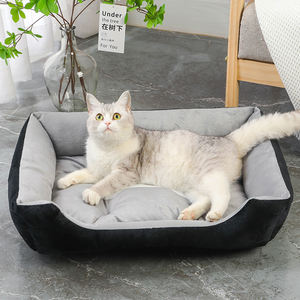 Venta al por mayor personalizado mascota perro gato nido perro estera rectangular mascota cama lavable mascota perro gato sofá cama - Product Image 3